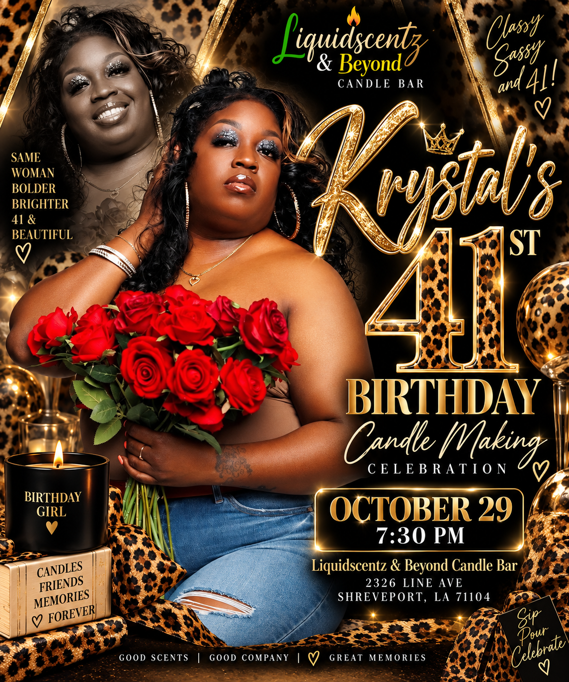 Krystal’s Candle making (private) Oct 29th at 7:30pm
