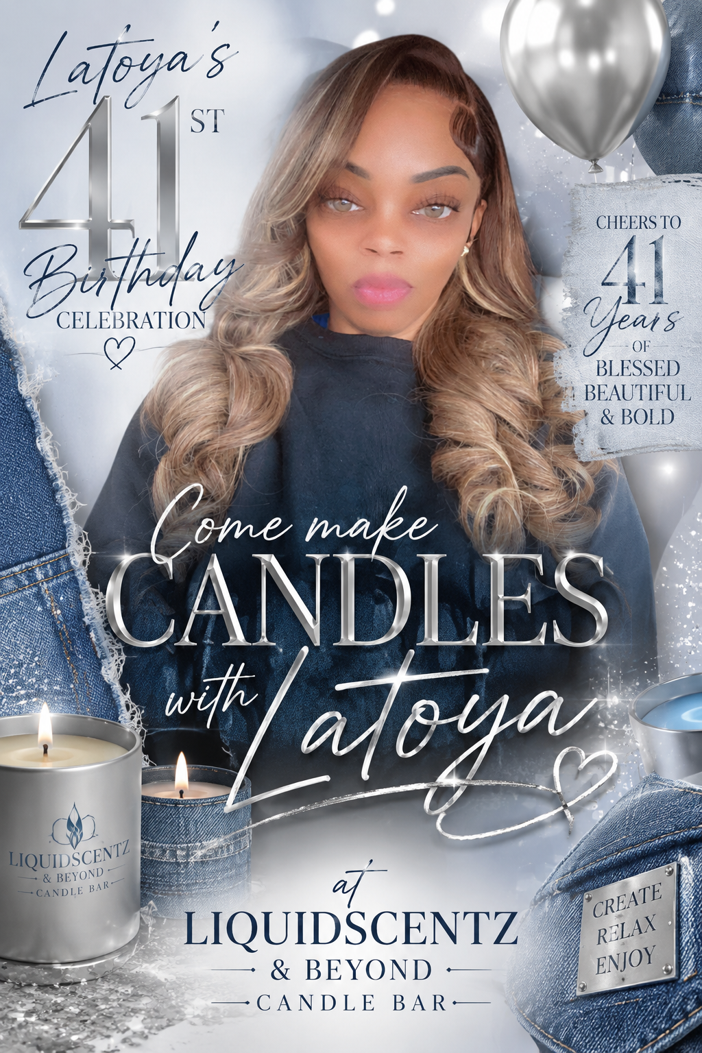 Latoya’s Candle Making B~Day Aug 22 (private)@7:30