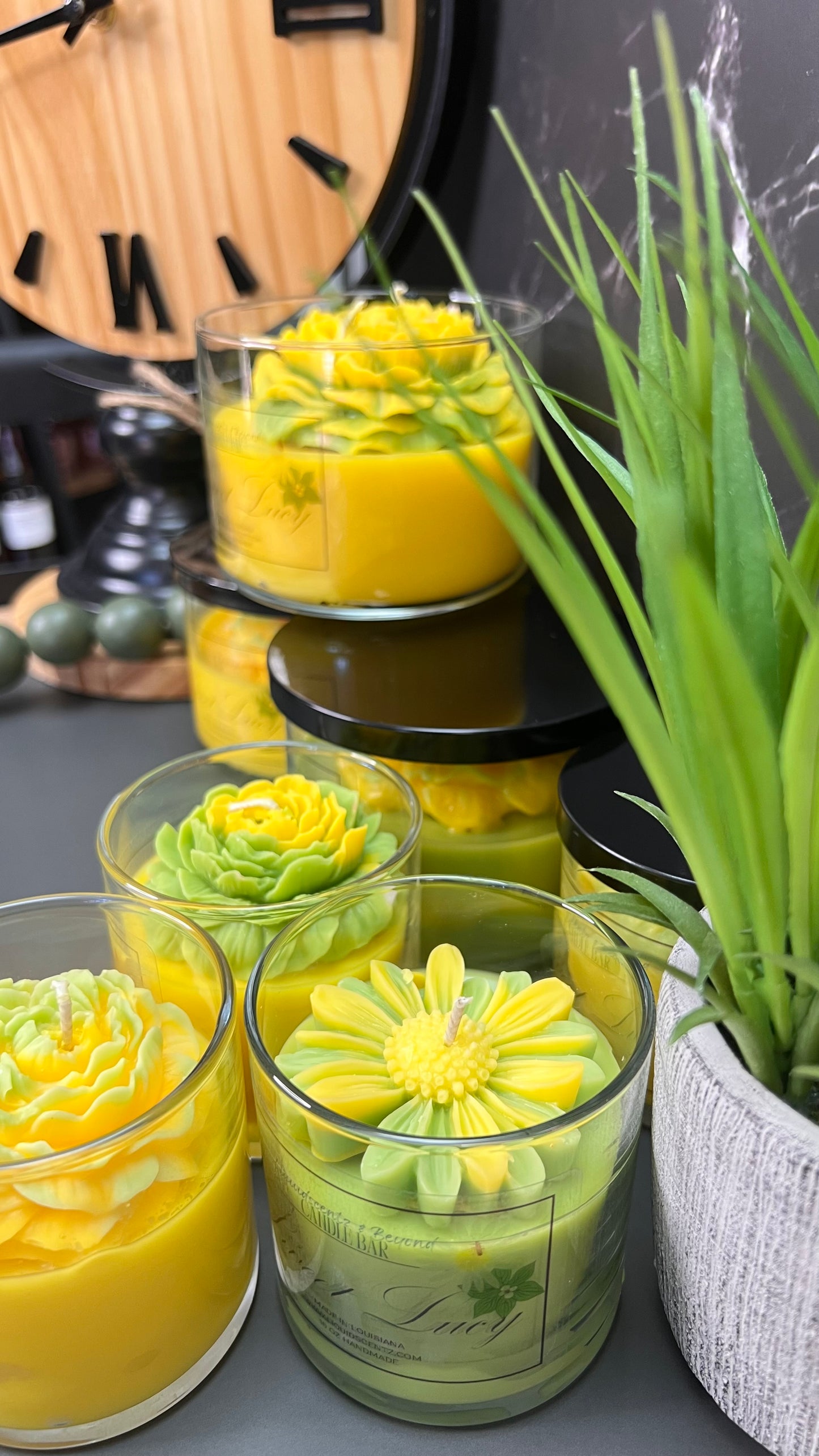 (NOVELTY) DESERT CANDLES / BIG FLOWER