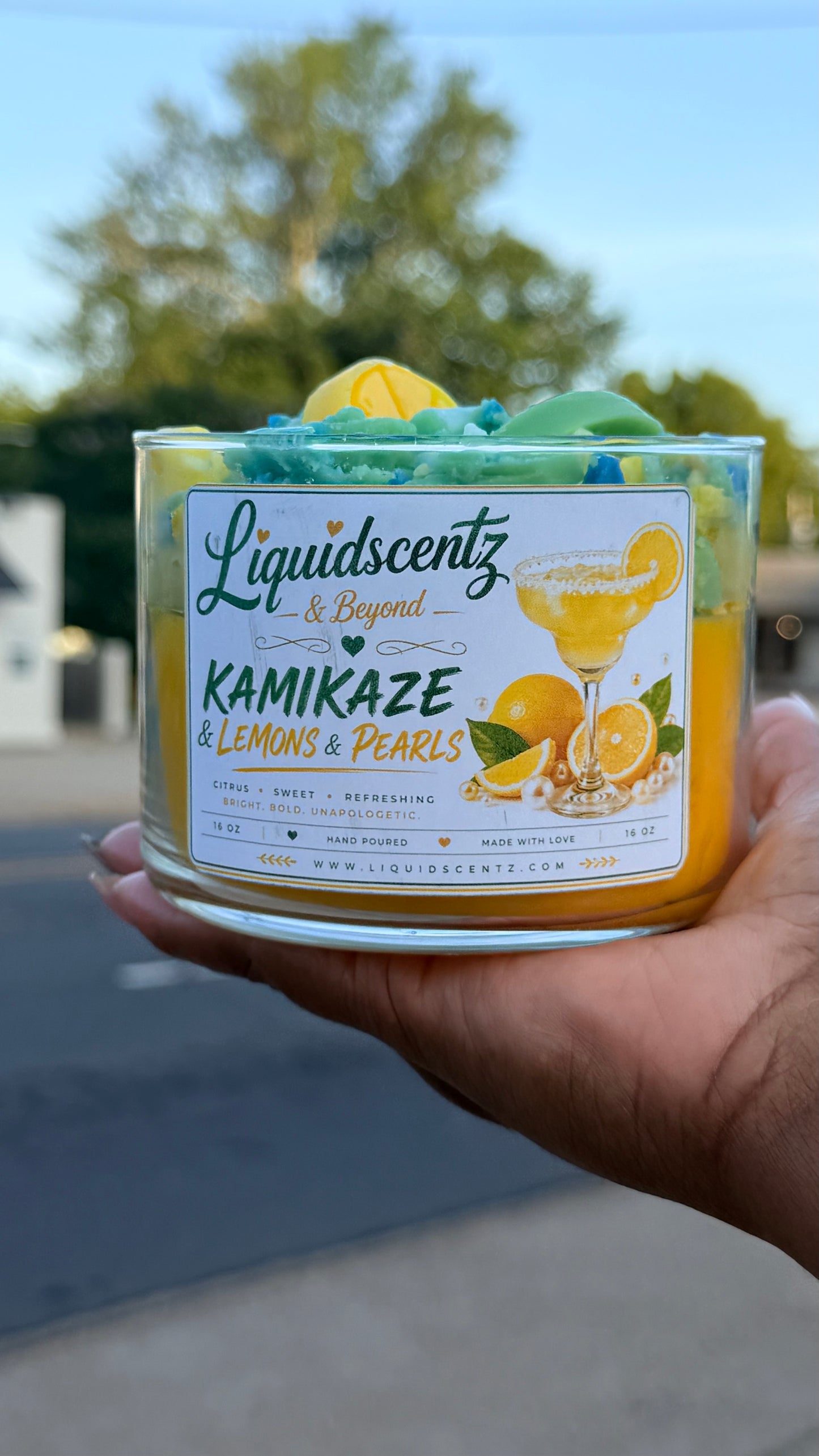 LARGE 16 OZ DESSERT CANDLES WICK OR WICKLESS