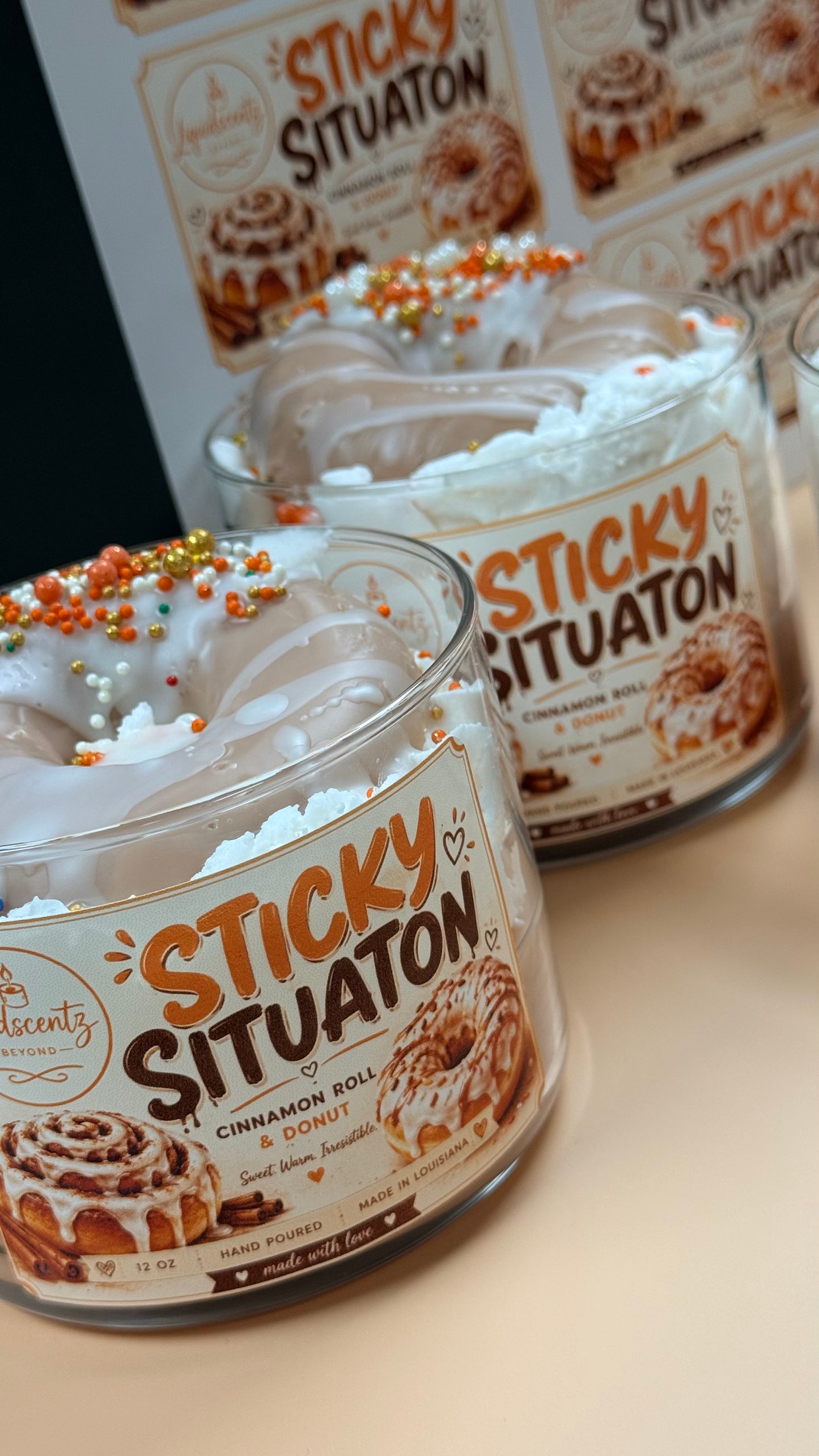 LARGE 16 OZ CANDLES WICK OR WICKLESS