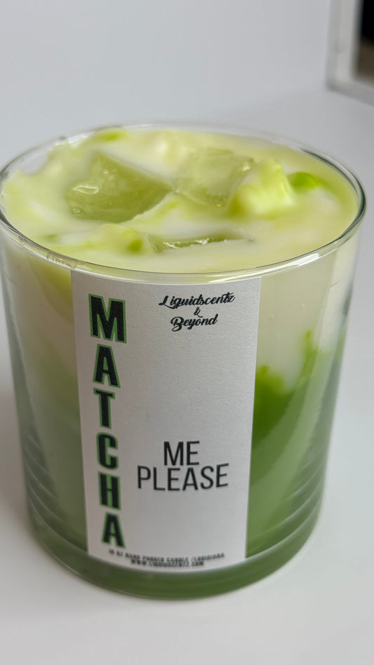 10 Oz MATCHA/ BOURBON inspired Candles
