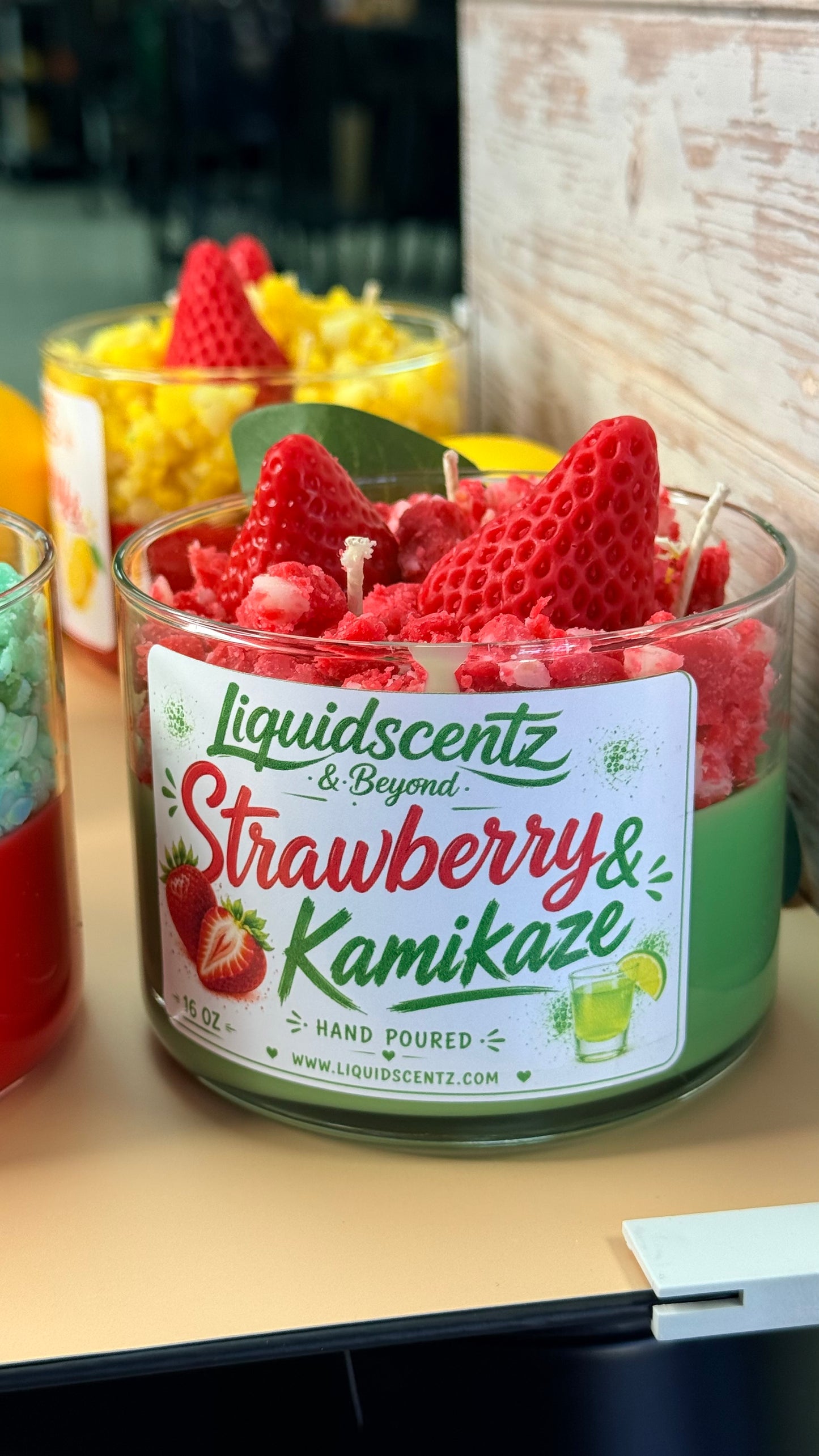 LARGE 16 OZ CANDLES WICK OR WICKLESS