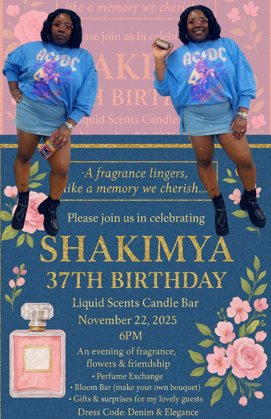 SHAKIMYA 37TH (PRIVATE) PERFUME EXCHANGE, BLOOM BAR PARTY NOV22 @ 6PM
